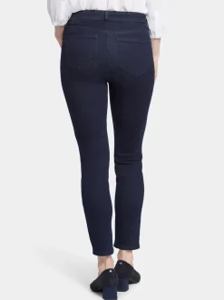 bleu foncé - NYDJ Alina Skinny Ankle Jeans
