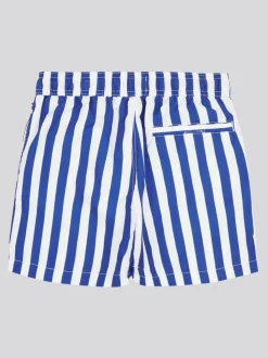 Bleu foncé - US Polo Assn. Short de bain garçon rayé