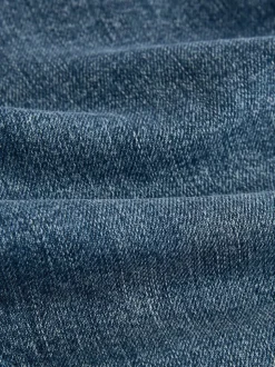 Bleu foncé de denim - Jean skinny super doux