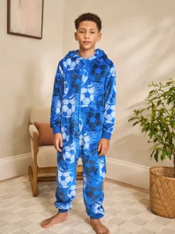 Bleu Football - Polaire All-In-One (3-16ans)