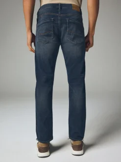 Bleu Gris Vintage - Slim Fit (Slim Fit) - Jeans stretch de confort