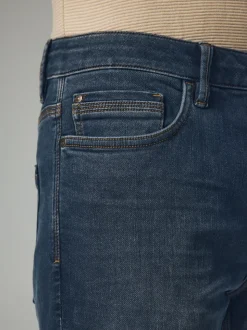 Bleu Gris Vintage - Slim Fit (Slim Fit) - Jeans stretch de confort