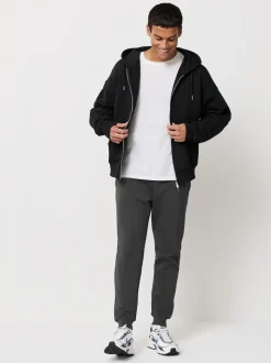 Bleu Gris/bleu marine en ardoise - Lot de 2 Joggings Coupe ajustée à dos brossé