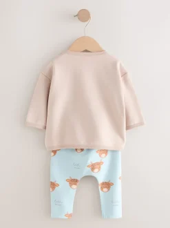 Bleu Hamish - Ensemble Sweat-shirt et Leggings bébé (0mois-3ans)