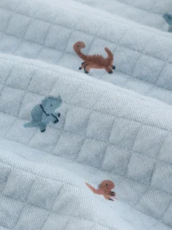 Bleu imprimé dinosaure - Ensemble sweat matelassé et survêtement Bébé (0mois à2ans)
