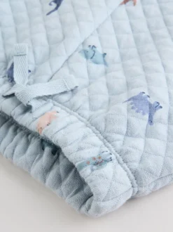 Bleu imprimé dinosaure - Ensemble sweat matelassé et survêtement Bébé (0mois à2ans)