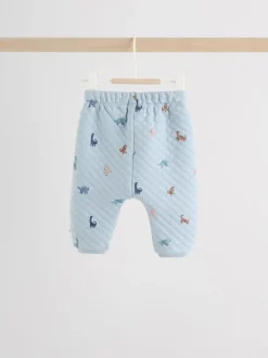 Bleu imprimé dinosaure - Ensemble sweat matelassé et survêtement Bébé (0mois à2ans)