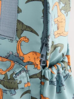 Bleu imprimé dinosaure - sac à dos