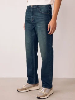 Bleu indigo - Ajustement droit - extensible Denim Jeans