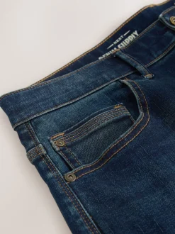 Bleu indigo - Ajustement droit - extensible Denim Jeans