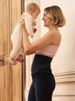 Bleu indigo - Jeans skinny Seraphine Premium en tissu bio post-grossesse