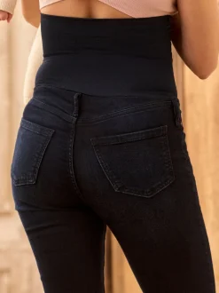 Bleu indigo - Jeans skinny Seraphine Premium en tissu bio post-grossesse