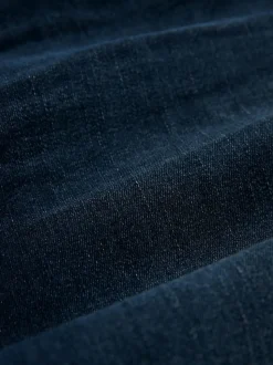 Bleu indigo moyen - Ajustement droit - Jean Motionflex