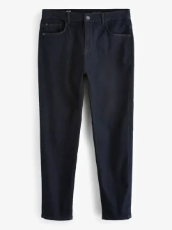 Bleu indigo rincé - Jeansextensible classique coupe fuselée régulière