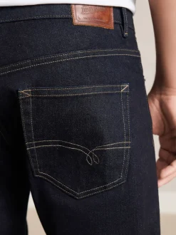 Bleu indigo rincé - Slim Fit (Slim Fit) - Signature Selvedge jean Denim Jeans