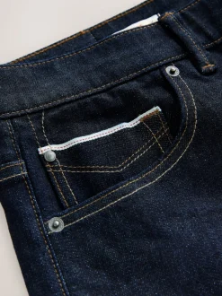 Bleu indigo rincé - Slim Fit (Slim Fit) - Signature Selvedge jean Denim Jeans