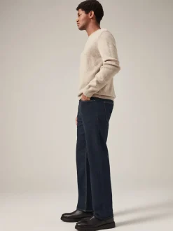 Bleu indigo rincé - Straight Fit Classic Jeans extensibles