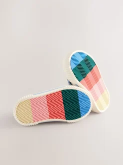 Bleu jean motif arc-en-ciel - Entraîneurs haut de gamme