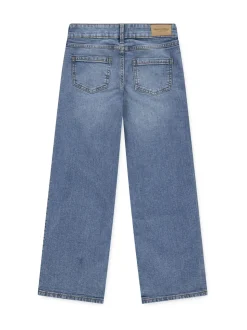 Bleu marine - Abercrombie & Fitch Jean large taille haute