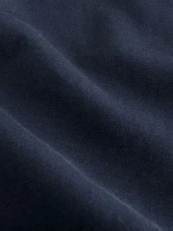 Bleu marine - Ajustement régulier - Chemise Oxford à manches longues