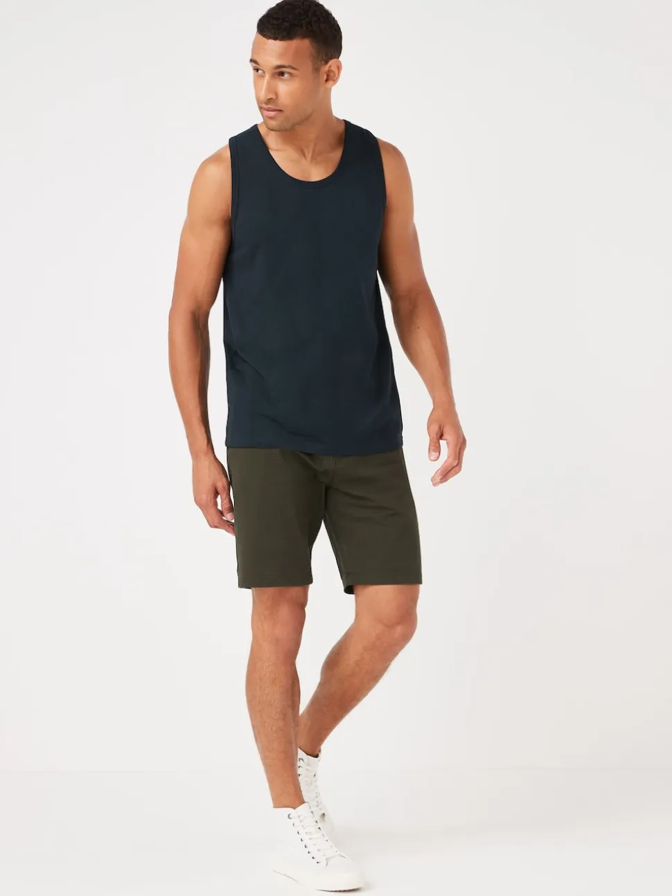 Bleu marine - Ajustement régulier - Gilet