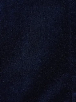 Bleu marine - Ajustement régulier - Blazer Signature Pontoglio en velours italien