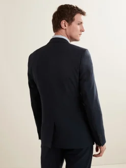 Bleu marine - Ajustement régulier - Veste de costume Essential