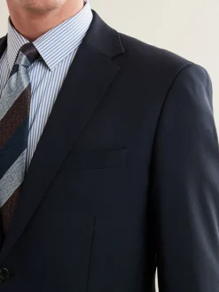 Bleu marine - Ajustement régulier - Veste de costume Essential