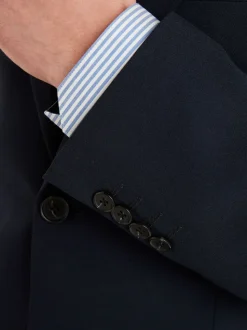 Bleu marine - Ajustement régulier - Veste de costume Essential