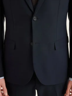 Bleu marine - Ajustement régulier - Veste de costume Essential