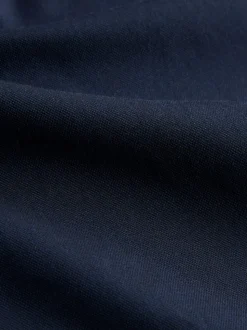 Bleu marine - Ajustement régulier - Chemise Oxford à manches courtes Easy Iron Button Down