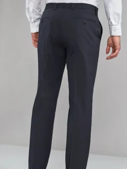Bleu marine - Ajustement régulier - Pantalon intelligent stretch