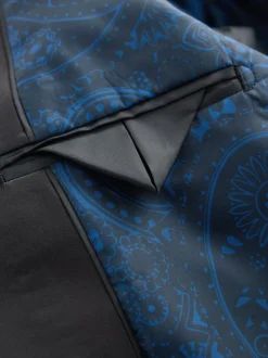 Bleu marine - Blazer en velours texturé (3-16ans)