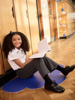 Bleu marine - Cardigan à col en V Cotton Rich School (3-16ans)