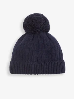 Bleu marine - Chapeau JoJo Maman Bébé côtelé douillet