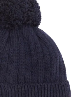 Bleu marine - Chapeau JoJo Maman Bébé côtelé douillet