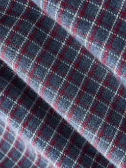 Bleu marine - Chemise à manches longues Check