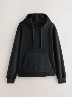 Bleu marine - Ensemble sweat à capuche à manches longues en polaire thermique