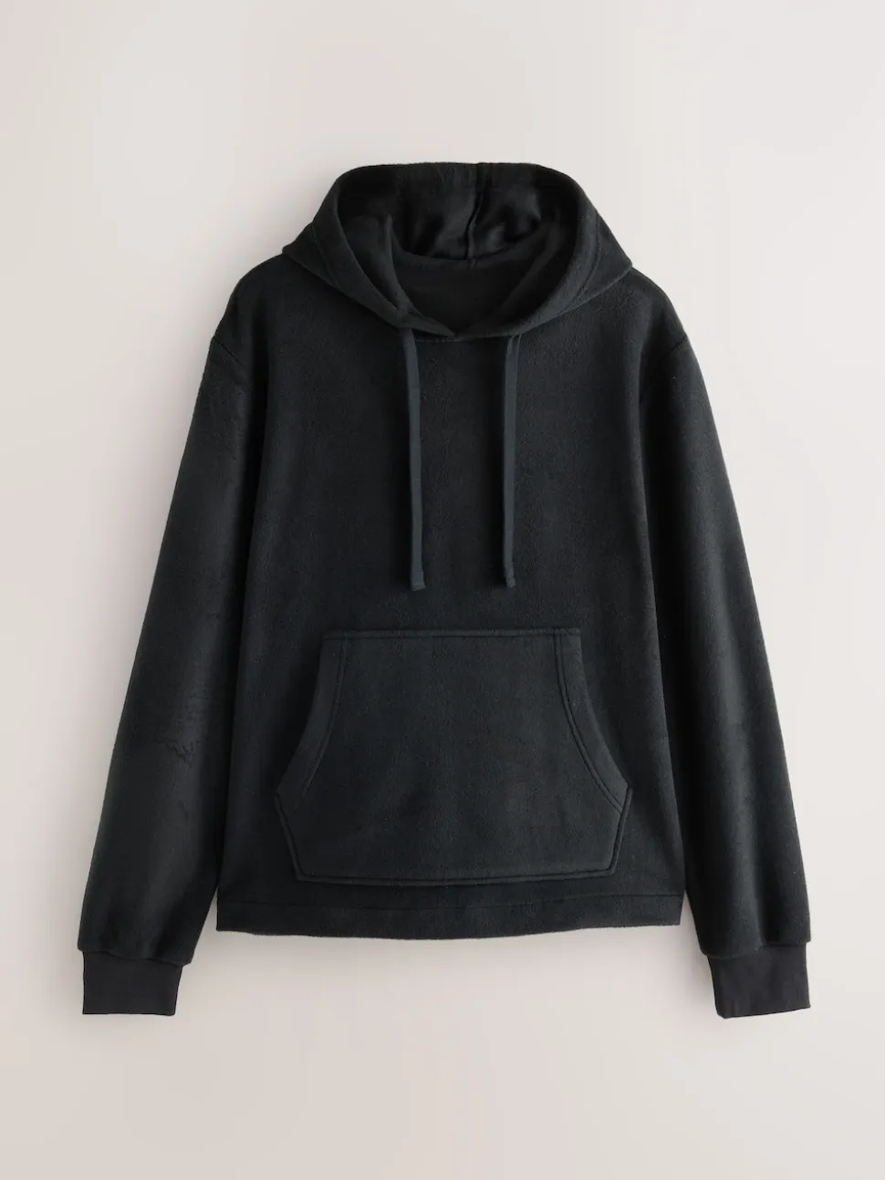 Bleu marine - Ensemble sweat à capuche à manches longues en polaire thermique