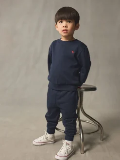 Bleu marine - Ensemble sweat-shirt et jogging (3mois-7ans)