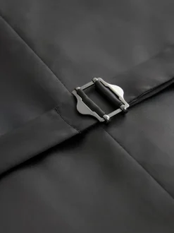 Bleu marine - Gilet de costume texturé