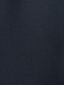 Bleu marine - Gilet de costume texturé