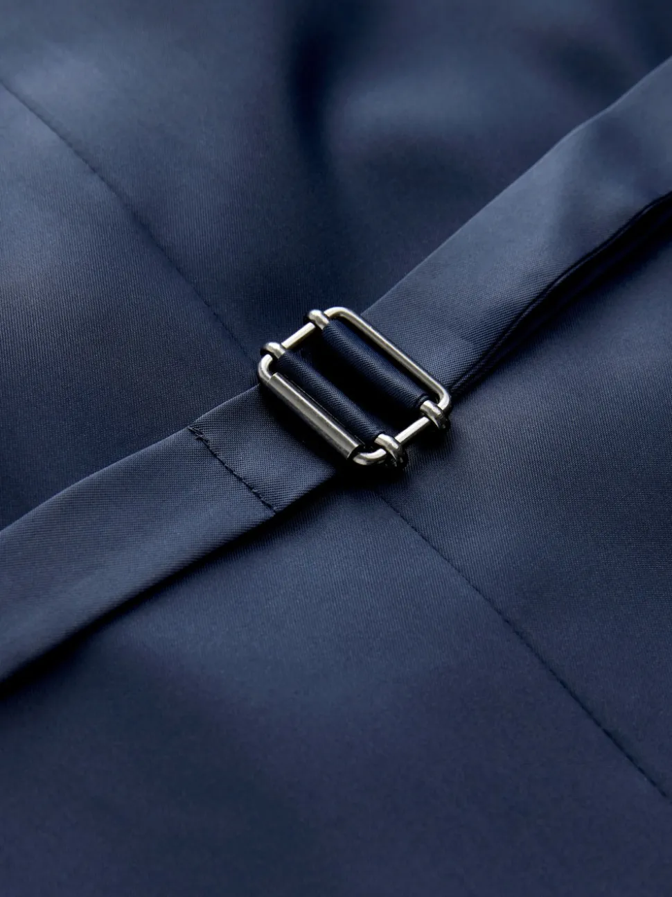 Bleu marine - Gilet de costume à carreaux