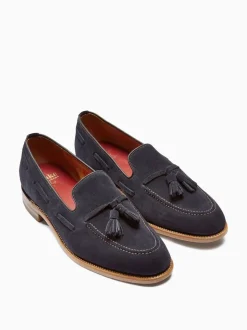 Bleu marine - Loake For Next Mocassins en daim
