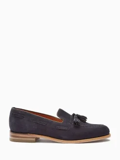 Bleu marine - Loake For Next Mocassins en daim
