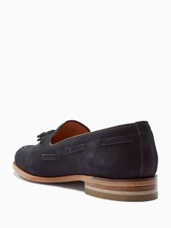 Bleu marine - Loake For Next Mocassins en daim