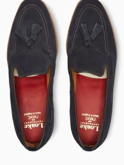 Bleu marine - Loake For Next Mocassins en daim