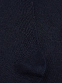 Bleu marine - Lot de 3 de collants pour l'école en coton riche