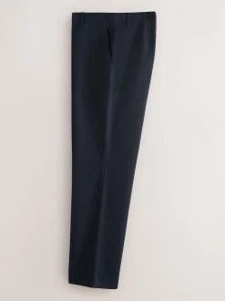 Bleu marine - Lot de 2 pantalons intelligents unis sur le devant