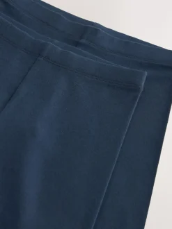 Bleu marine - Lot de 2 shorts de vélo extensibles en coton riche (3-16ans)